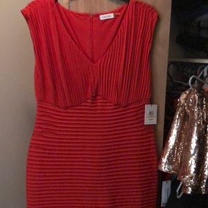 Calvin Klein red dress